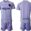 FC Barcelona Herren Auswärts Trikot 2021/22 Fußballtrikot lila/gelb-2