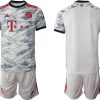 FC Bayern München Herren 3rd Trikot 2021/22 weiß Kurzarm-2