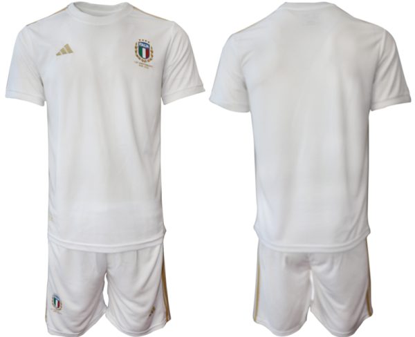 Herren Italien 2023 Trikot 125th Anniversary Trikots weiß Trikotsatz