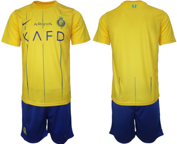 Neuen Al-Nassr 2023/24 Trikot für Herren Anpassbare Name und Nummer